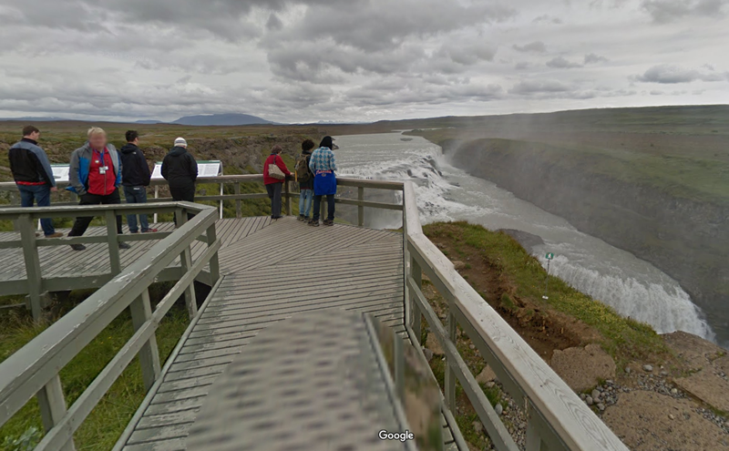 Gullfoss on Google