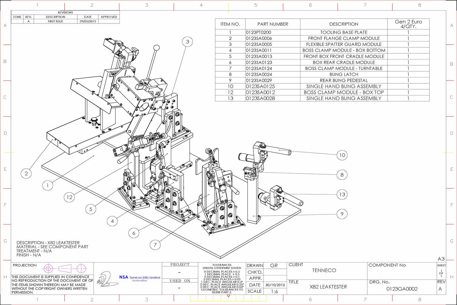 Leak Test Fixture