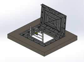 Access cover frame