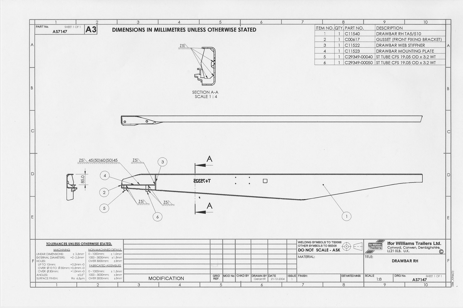 Drawbar